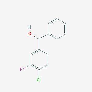 (4-Chloro-3-fluorophenyl)(phenyl)methanol