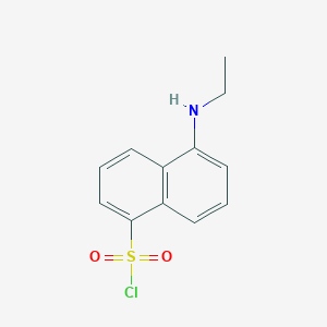 molecular formula C12H12ClNO2S B1636060 5-(Ethylamino)naphthalene-1-sulfonyl chloride 