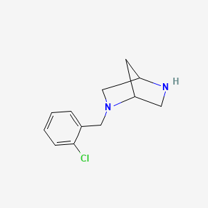 molecular formula C12H15ClN2 B1636079 2-(2-Chlorobenzyl)-2,5-diazabicyclo[2.2.1]heptane 