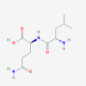 molecular formula C11H21N3O4 B1636089 Leucyl-glutamine 