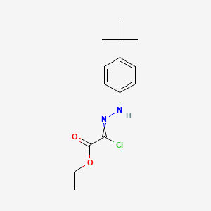 molecular formula C14H19ClN2O2 B1636127 Ethyl 2-[(4-tert-butylphenyl)hydrazinylidene]-2-chloroacetate 