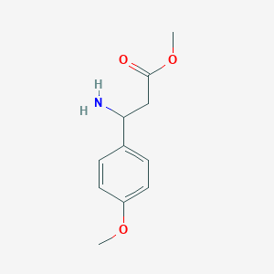 molecular formula C11H15NO3 B1636136 Methyl 3-amino-3-(4-methoxyphenyl)propanoate 
