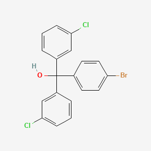molecular formula C19H13BrCl2O B1636196 4-Bromo-3',3''-dichlorotrityl alcohol 