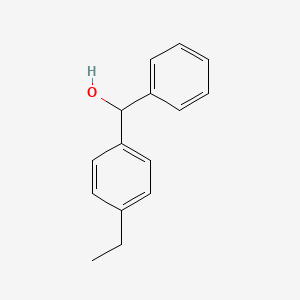 molecular formula C15H16O B1636212 4-Ethylbenzhydrol 