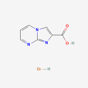molecular formula C7H6BrN3O2 B1636215 Imidazo[1,2-a]pyrimidine-2-carboxylic acid hydrobromide 