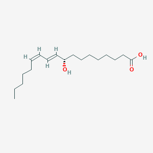 B163624 (9S,10E,12Z)-9-hydroxyoctadeca-10,12-dienoic acid CAS No. 73543-67-6