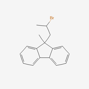 molecular formula C17H17B B1636258 9-(2-Bromopropyl)-9-methyl-9H-fluorene 