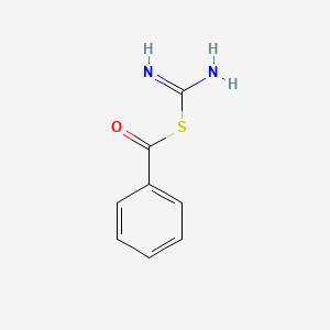 molecular formula C8H8N2OS B1636287 Phenylcarbonyl carbamimidothioate 