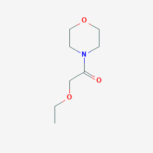 molecular formula C8H15NO3 B1636290 Morpholine,4-(ethoxyacetyl)- 