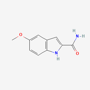 molecular formula C10H10N2O2 B1636306 5-methoxy-1H-indole-2-carboxamide 