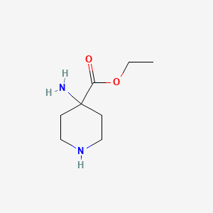 molecular formula C8H16N2O2 B1636320 Ethyl 4-aminopiperidine-4-carboxylate 