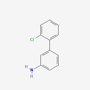 molecular formula C12H10ClN B1636351 2'-Chloro-biphenyl-3-amine 