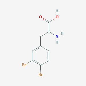 molecular formula C9H9Br2NO2 B1636357 2-amino-3-(3,4-dibromophenyl)propanoic Acid CAS No. 612051-42-0