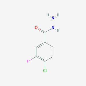 molecular formula C7H6ClIN2O B1636397 4-Chloro-3-iodobenzhydrazide CAS No. 1023186-30-2