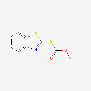 molecular formula C10H9NO2S2 B1636404 2-(Ethoxycarbonylthio)benzothiazole 