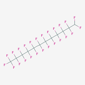 molecular formula C12HF25 B1636429 1,1,1,2,2,3,3,4,4,5,5,6,6,7,7,8,8,9,9,10,10,11,11,12,12-Pentacosafluorododecane 