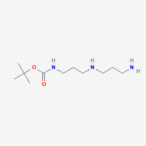 molecular formula C11H25N3O2 B1636437 Tert-butyl N-[3-(3-aminopropylamino)propyl]carbamate 