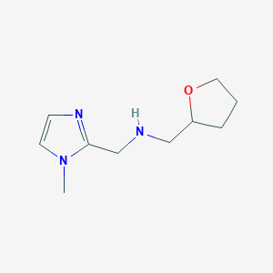 N-[(1-methylimidazol-2-yl)methyl]-1-(oxolan-2-yl)methanamine