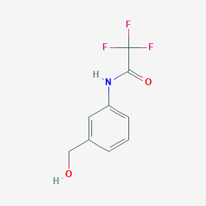 molecular formula C9H8F3NO2 B1636497 2,2,2-trifluoro-N-[3-(hydroxymethyl)phenyl]acetamide CAS No. 324560-66-9