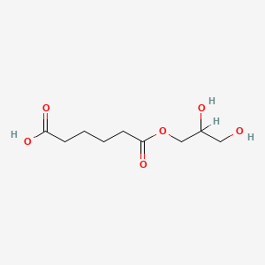 molecular formula C9H16O6 B1636501 Glyceryl 1-adipate CAS No. 16907-62-3