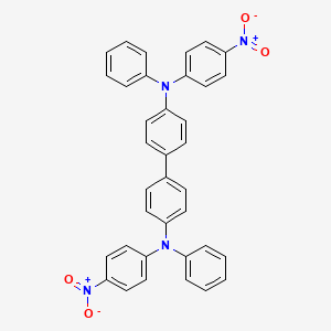 molecular formula C36H26N4O4 B1636506 N-(4-nitrophenyl)-4-[4-(N-(4-nitrophenyl)anilino)phenyl]-N-phenylaniline 