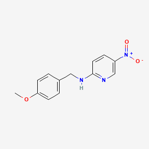 molecular formula C13H13N3O3 B1636521 N-(4-methoxybenzyl)-5-nitropyridin-2-amine 