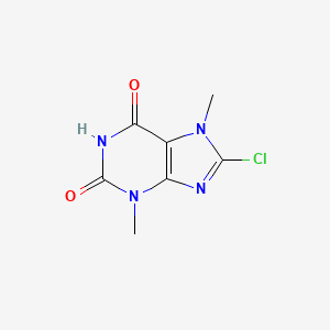 molecular formula C7H7ClN4O2 B1636541 8-chloro-3,7-dimethyl-2,3,6,7-tetrahydro-1H-purine-2,6-dione 