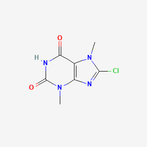 8-chloro-3,7-dimethyl-2,3,6,7-tetrahydro-1H-purine-2,6-dione