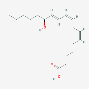molecular formula C18H30O3 B163655 13-羟基-6,9,11-十八碳三烯酸 CAS No. 74784-20-6