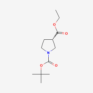 (S)-1-tert-butyl 3-ethyl pyrrolidine-1,3-dicarboxylate