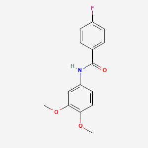 N-(3,4-dimethoxyphenyl)-4-fluorobenzamide