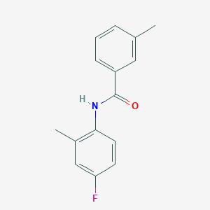 N-(4-fluoro-2-methylphenyl)-3-methylbenzamide