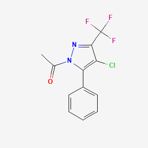 1-Acetyl-4-chloro-5-phenyl-3-(trifluoromethyl)-1H-pyrazole