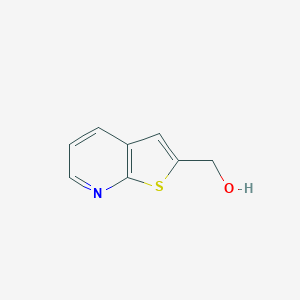 molecular formula C8H7NOS B163663 噻吩并[2,3-b]吡啶-2-基甲醇 CAS No. 131337-81-0