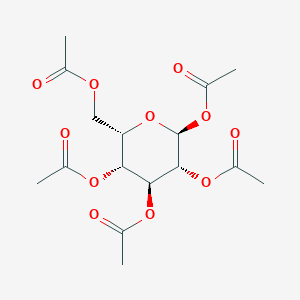 molecular formula C16H22O11 B163664 A-L-Idopyranose, pentaacetate CAS No. 16299-15-3