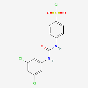4-[(3,5-dichlorophenyl)carbamoylamino]benzenesulfonyl Chloride