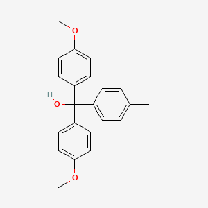 molecular formula C22H22O3 B1636651 4,4'-Dimethoxy-4''-methyltrityl alcohol 