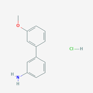 molecular formula C13H14ClNO B1636663 3'-Methoxybiphenyl-3-ylamine hydrochloride CAS No. 811842-36-1