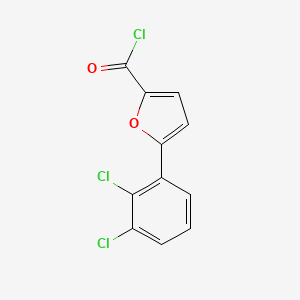 molecular formula C11H5Cl3O2 B1636712 5-(2,3-二氯苯基)呋喃-2-甲酰氯 CAS No. 381710-55-0