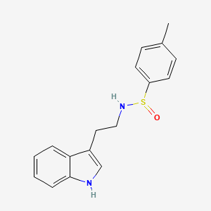 N-[2-(1H-indol-3-yl)ethyl]-4-methylbenzenesulfinamide