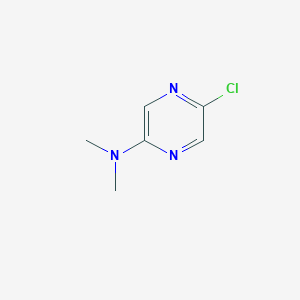 molecular formula C6H8ClN3 B163675 5-氯-N,N-二甲基吡嗪-2-胺 CAS No. 136309-13-2