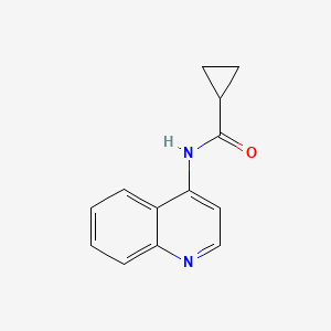 N-quinolin-4-ylcyclopropanecarboxamide