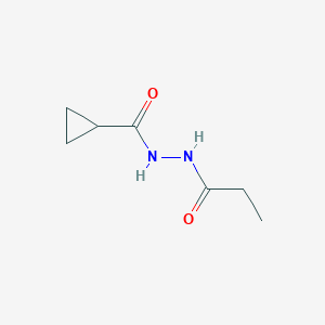 molecular formula C7H12N2O2 B1636762 N'-propanoylcyclopropanecarbohydrazide 