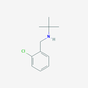 molecular formula C11H16ClN B1636771 N-(2-Chlorophenylmethyl)tert-butylamine 