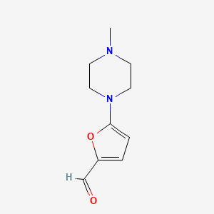 molecular formula C10H14N2O2 B1636773 5-(4-Methylpiperazin-1-yl)-2-furaldehyde CAS No. 610279-56-6