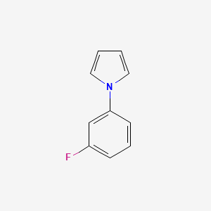 molecular formula C10H8FN B1636774 1-(3-Fluorophenyl)pyrrole 