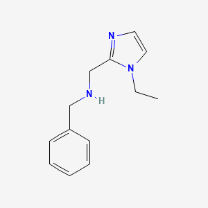 Benzyl-(1-ethyl-1H-imidazol-2-ylmethyl)-amine