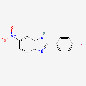 2-(4-fluorophenyl)-6-nitro-1H-benzimidazole