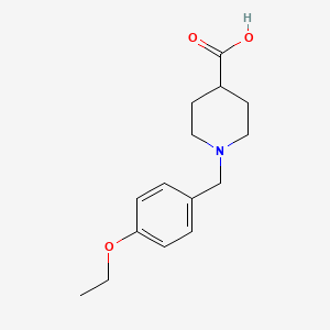 1-[(4-ethoxyphenyl)methyl]piperidine-4-carboxylic Acid