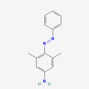 molecular formula C14H15N3 B1636816 3,5-Dimethyl-4-phenyldiazenylaniline 
